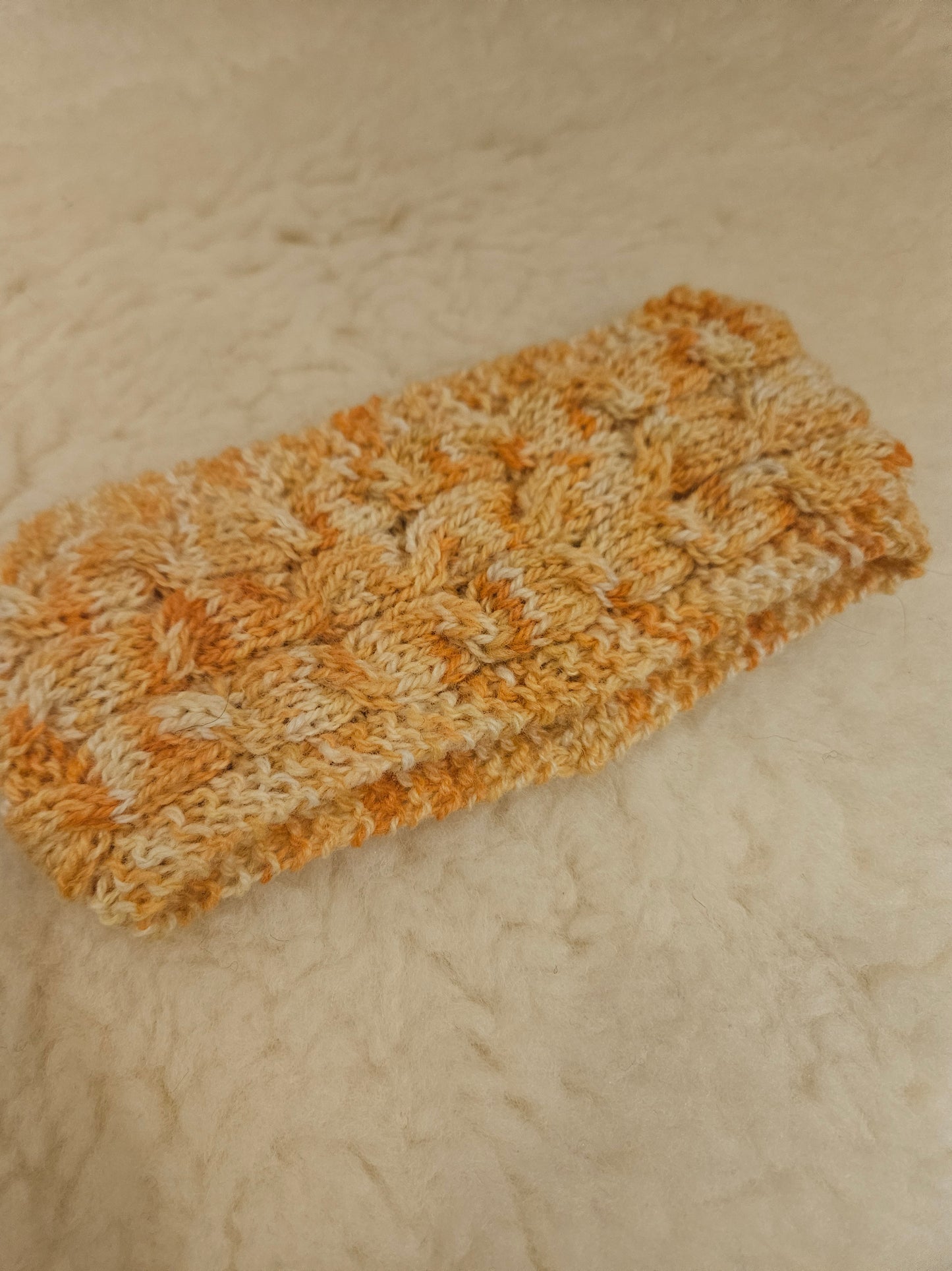 Light orange headband