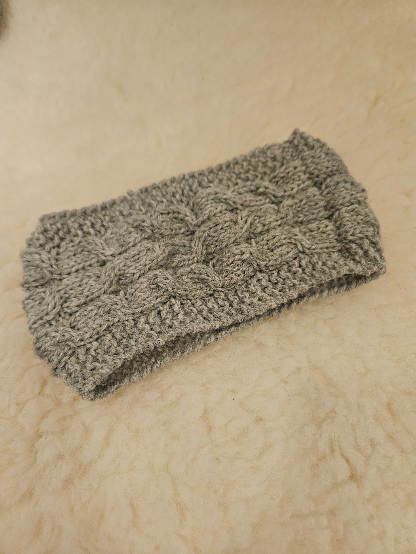 Grey headband