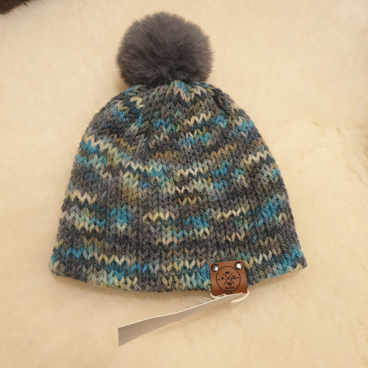 Small bobble hat