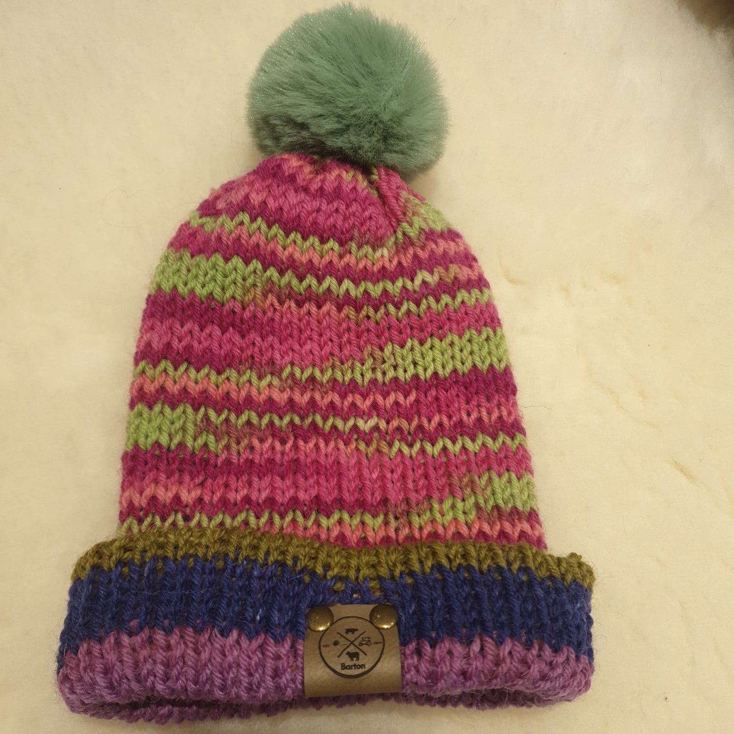 Small bobble hat